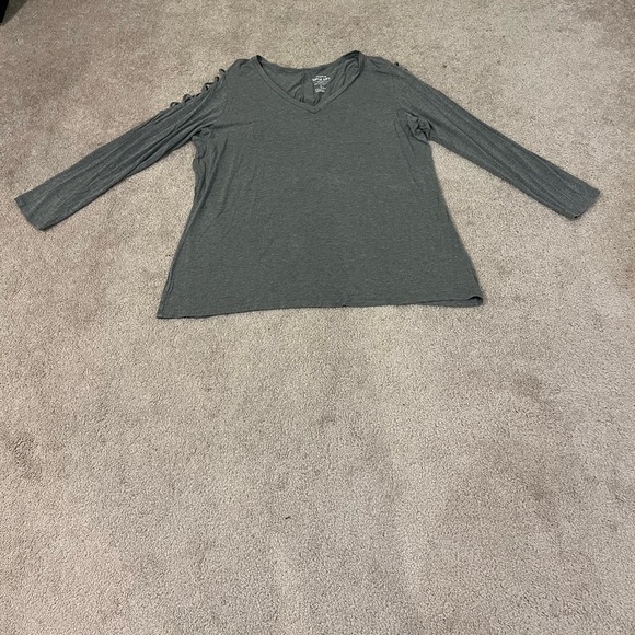 Torrid Super Soft Knits Top with Lattice Cutout - Picture 1 of 5